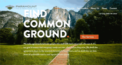 Desktop Screenshot of paramountfieldservices.com