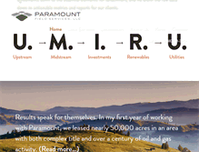 Tablet Screenshot of paramountfieldservices.com